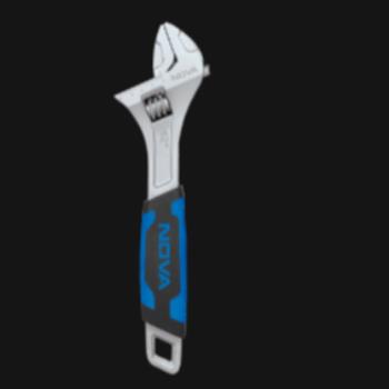 آچار فرانسه روکش دار سایز 12 اینچ نووا مدل 3054